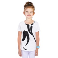 Ice Hockey Pictogram Kids  One Piece Tee