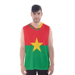 Flag Of Burkina Faso Men s Basketball Tank Top