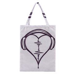 Audio Heart Tattoo Design By Pointofyou Heart Tattoo Designs Home R6jk1a Clipart Classic Tote Bag by Foxymomma
