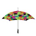 Stained Glass Abstract Background Straight Umbrellas View3