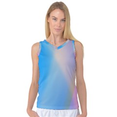 Twist Blue Pink Mauve Background Women s Basketball Tank Top