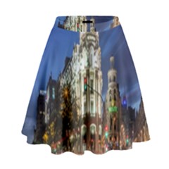 Architecture Building Exterior Buildings City High Waist Skirt by Nexatart