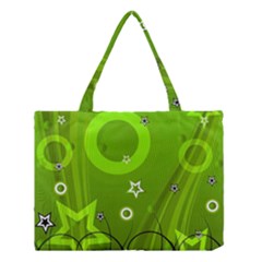 Art About Ball Abstract Colorful Medium Tote Bag by Nexatart