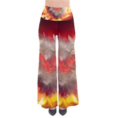 Arts Fire Valentines Day Heart Love Flames Heart Pants by Nexatart