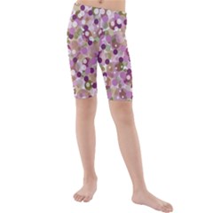 Colorful Bubbles Kids  Mid Length Swim Shorts by Valentinaart
