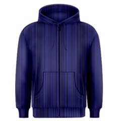 Deep Blue Lines Men s Zipper Hoodie by Valentinaart