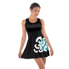 Elegant Abstraction Cotton Racerback Dress by Valentinaart