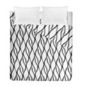 Black and white elegant pattern Duvet Cover Double Side (Full/ Double Size) View1