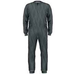 Gray Pattern Onepiece Jumpsuit (men)  by Valentinaart