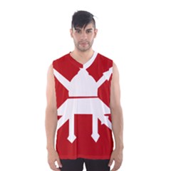 Flag Of The Myanmar Army Men s Basketball Tank Top