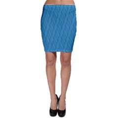 Blue Pattern Bodycon Skirt by Valentinaart