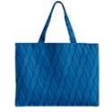 Blue pattern Zipper Mini Tote Bag View1