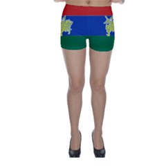 Flag Of Myanmar Kayah State Skinny Shorts by abbeyz71