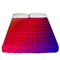 Grid Diamonds Figure Abstract Fitted Sheet (California King Size) View1