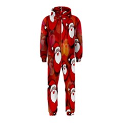 Seamless Santa Tile Hooded Jumpsuit (kids)