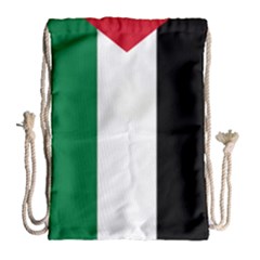 Palestine Flag Drawstring Bag (large)