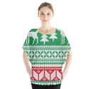 Christmas Jumper Pattern Blouse View1