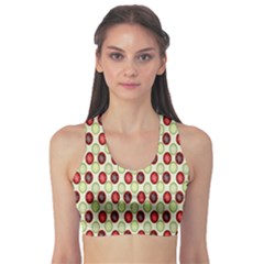 Christmas Pattern Sports Bra