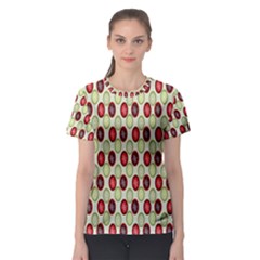 Christmas Pattern Women s Sport Mesh Tee