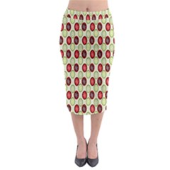 Christmas Pattern Midi Pencil Skirt