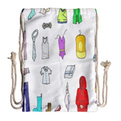 Clothing Boots Shoes Shorts Scarf Drawstring Bag (large)