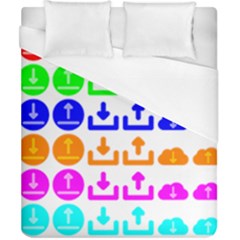 Download Upload Web Icon Internet Duvet Cover (california King Size) by Nexatart
