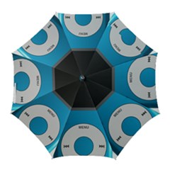 Digital Mp3 Musik Player Golf Umbrellas by Nexatart