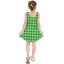 Gingham Background Fabric Texture Kids  Sleeveless Dress View2