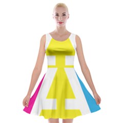 Graphic Design Web Design Velvet Skater Dress by Nexatart