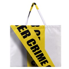 Internet Crime Cyber Criminal Zipper Large Tote Bag by Nexatart