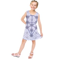 Tree Of Life Flower Of Life Stage Kids  Tunic Dress by Nexatart