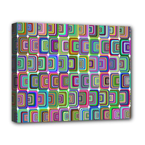 Psychedelic 70 S 1970 S Abstract Deluxe Canvas 20  X 16   by Nexatart