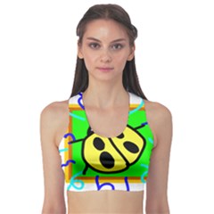 Insect Ladybug Sports Bra by Nexatart