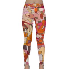 Abstract Abstraction Pattern Modern Classic Yoga Leggings