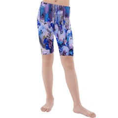 Advent Calendar Gifts Kids  Mid Length Swim Shorts by Nexatart