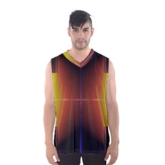 Abstract Painting Men s Basketball Tank Top