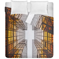 Architecture Facade Buildings Windows Duvet Cover Double Side (california King Size) by Nexatart