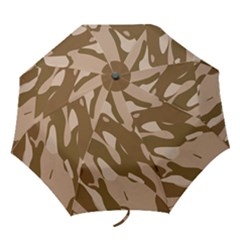 Background For Scrapbooking Or Other Beige And Brown Camouflage Patterns Folding Umbrellas by Nexatart