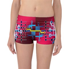 Board Circuits Trace Control Center Reversible Bikini Bottoms by Nexatart