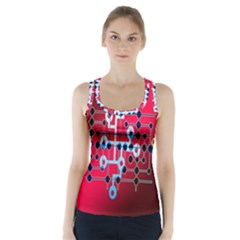 Board Circuits Trace Control Center Racer Back Sports Top by Nexatart