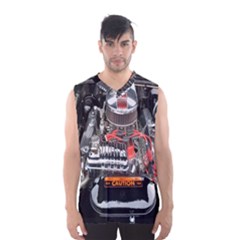 Car Engine Men s Basketball Tank Top by Nexatart