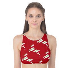 Christmas Card Christmas Card Tank Bikini Top