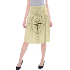 Compass Vintage South West East Midi Beach Skirt