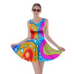 Doodle Pattern Skater Dress by Nexatart