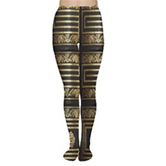 Detail Golden Gold Ornaments Women s Tights