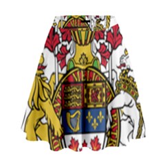Coat Of Arms Of Canada  High Waist Skirt by abbeyz71