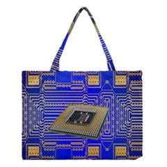 Processor Cpu Board Circuits Medium Tote Bag by Nexatart