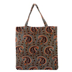 Persian Silk Brocade Grocery Tote Bag by Nexatart