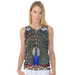 The Peacock Pattern Women s Basketball Tank Top