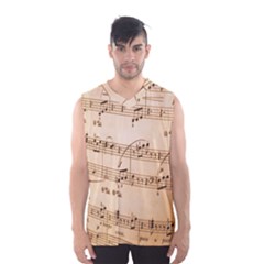 Music Notes Background Men s Basketball Tank Top by Nexatart